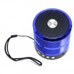 Wholesale Metallic Design Portable Wireless Bluetooth Speaker 888 (Blue)